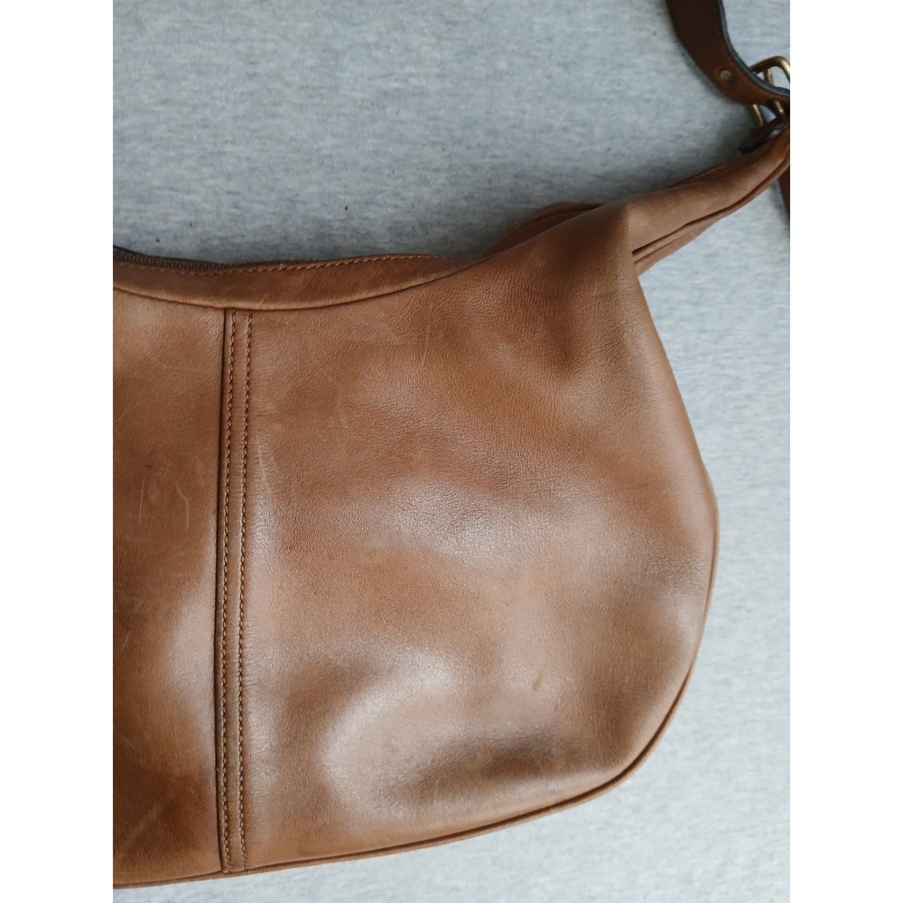 Coach Purse Ergo Leather Hobo Shoulder Bag Designer 9591 Y2k Brown - Picture 3 of 16